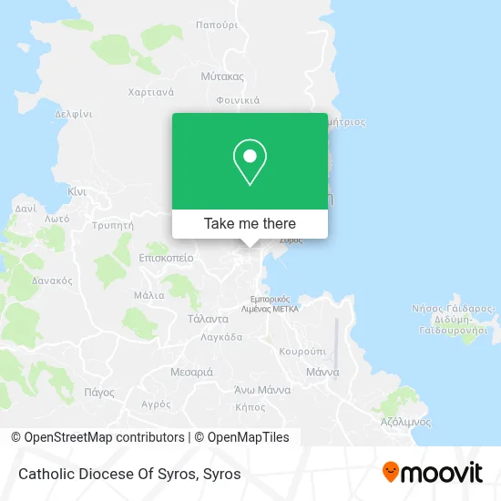 Catholic Diocese Of Syros map