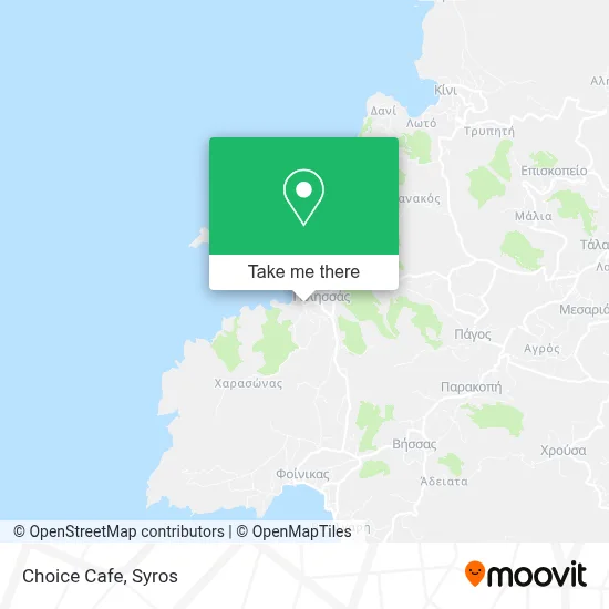 Choice Cafe map