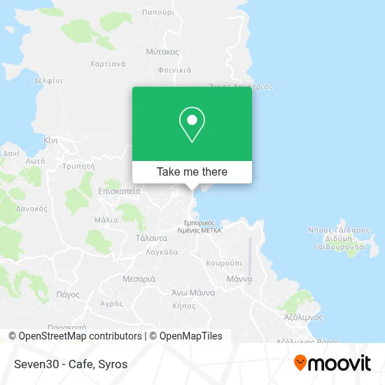 Seven30 - Cafe map