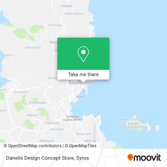 Danelis Design Concept Store map