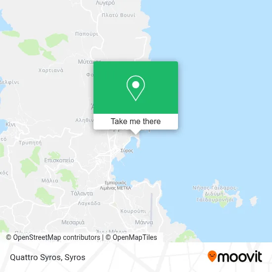 Quattro Syros map