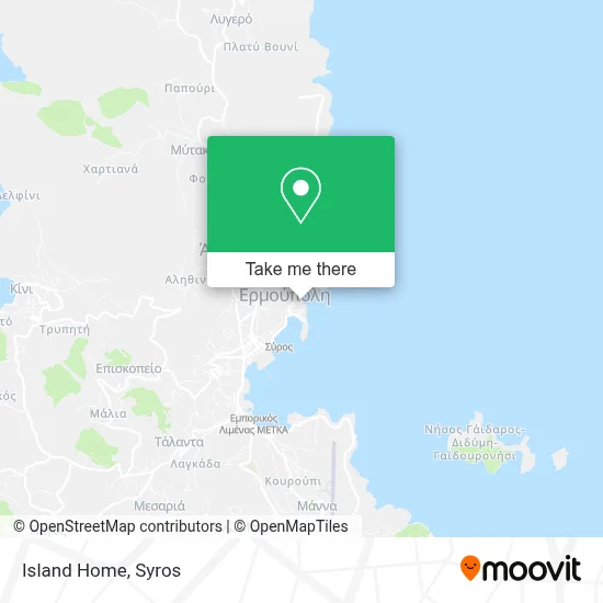 Island Home map