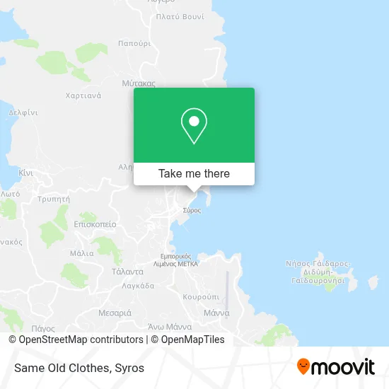 Same Old Clothes map