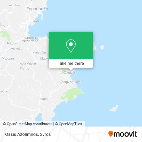Oasis Azolimnos map