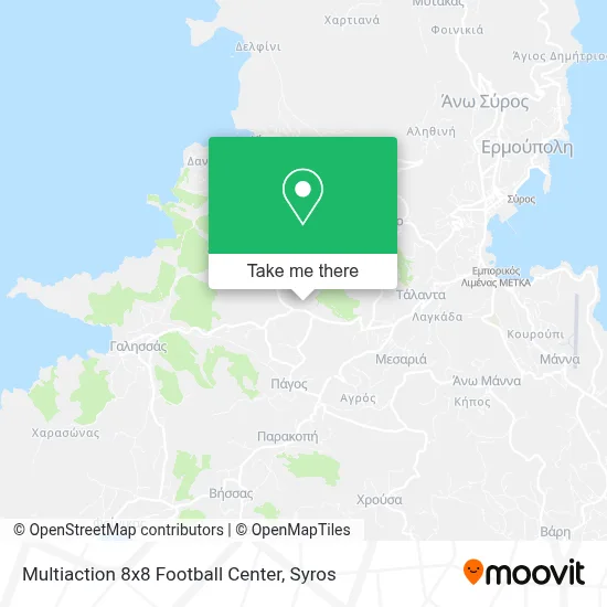 Multiaction 8x8 Football Center map