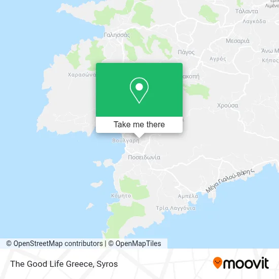 The Good Life Greece map