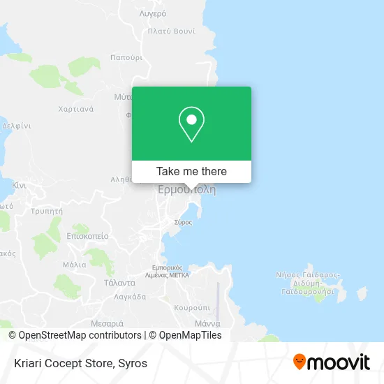 Kriari Cocept Store map