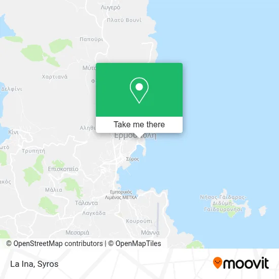 La Ina map