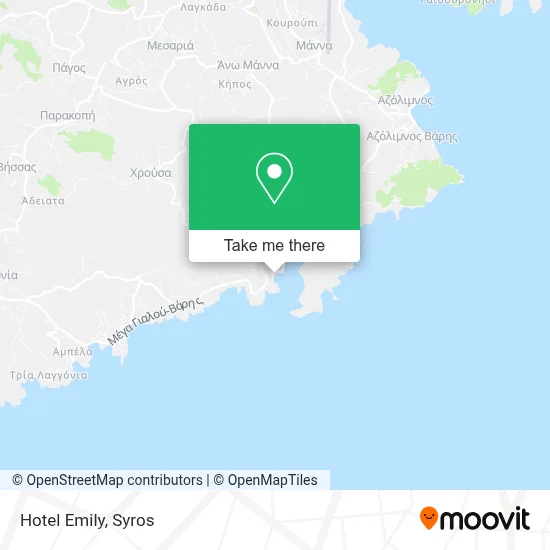 Hotel Emily map