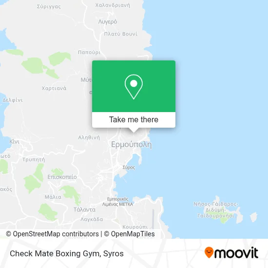 Check Mate Boxing Gym map