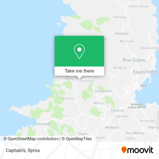 Captain's map