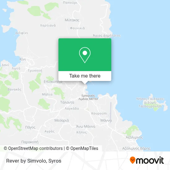 Rever by Simvolo map