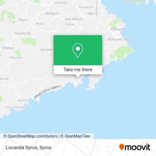 Locanda Syros map