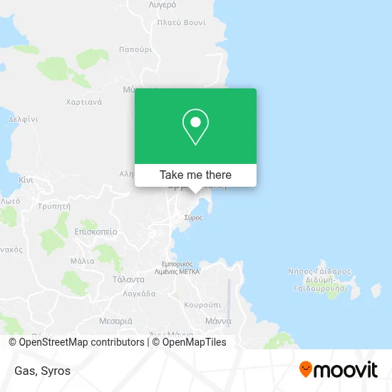Gas map
