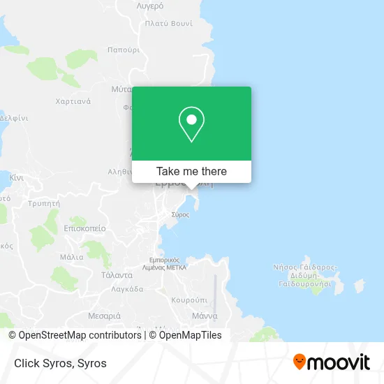Click Syros map