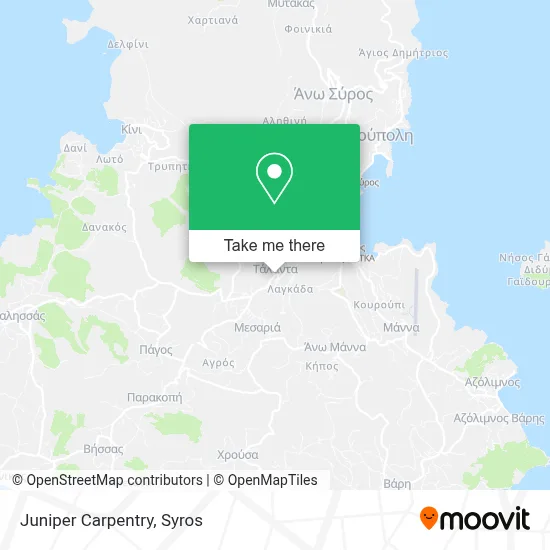 Juniper Carpentry map