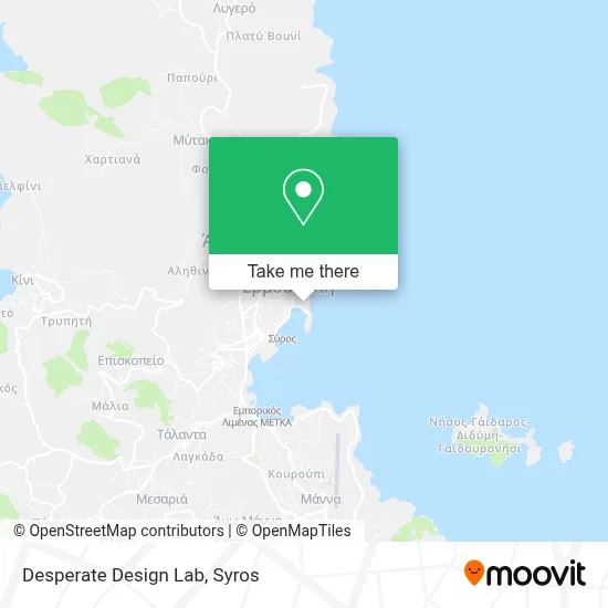 Desperate Design Lab map
