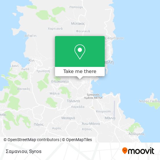 Σαμανιου map