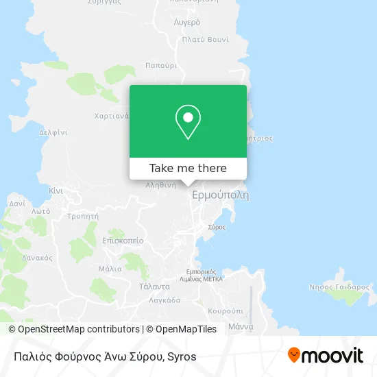 Παλιός Φούρνος Άνω Σύρου map