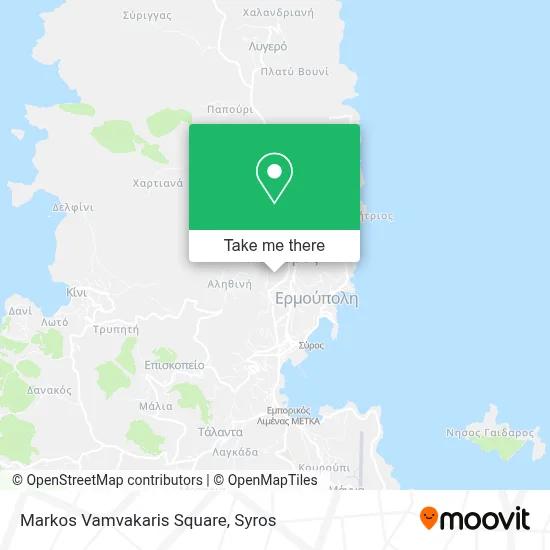 Markos Vamvakaris Square map