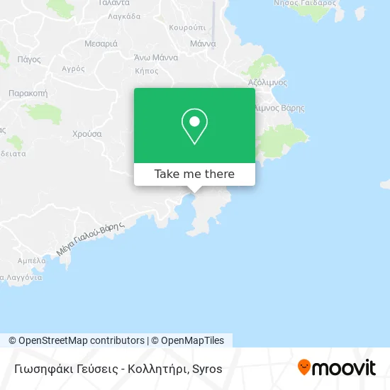 Γιωσηφάκι Γεύσεις - Κολλητήρι map