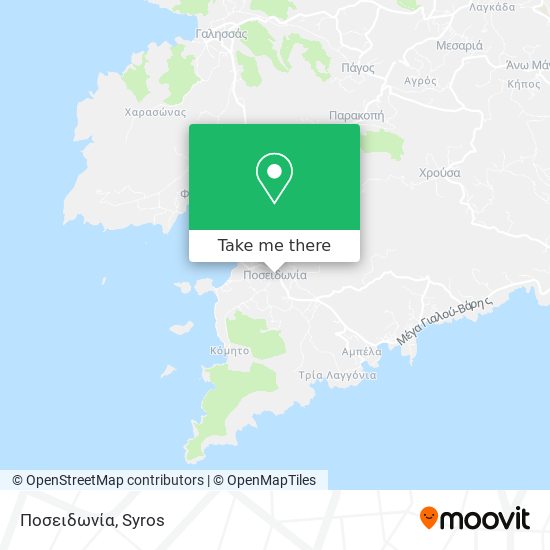 Ποσειδωνία map