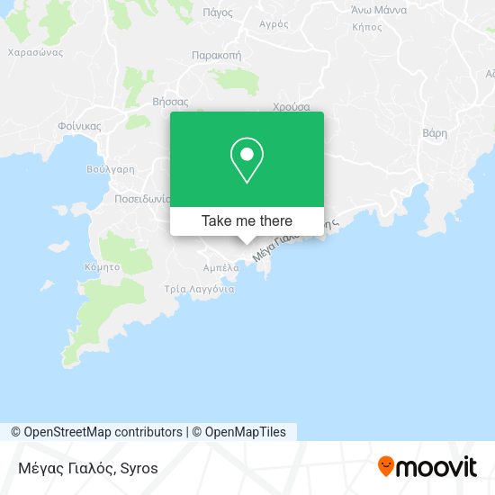 Μέγας Γιαλός map