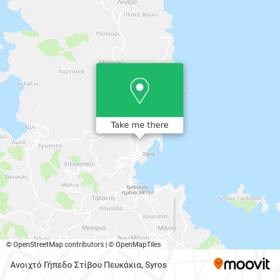 Ανοιχτό Γήπεδο Στίβου Πευκάκια map