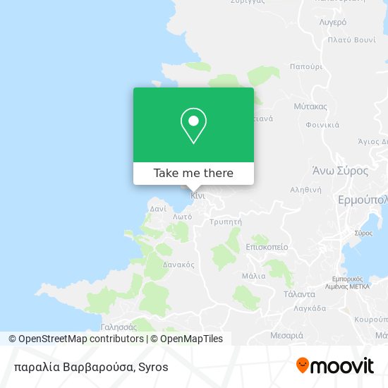 παραλία Βαρβαρούσα map