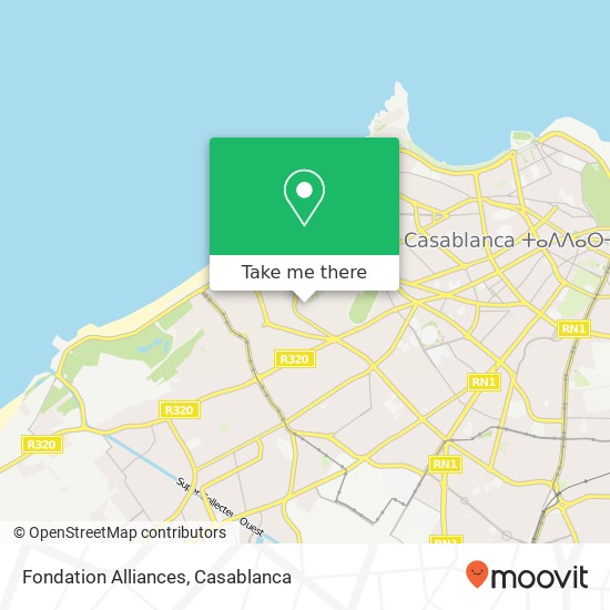 Fondation Alliances map