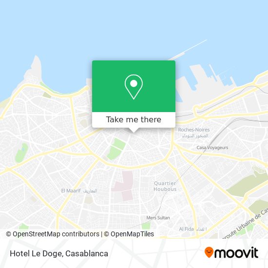 Hotel Le Doge map