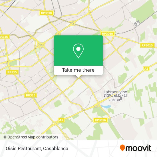 Oisis Restaurant map