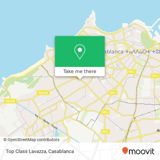 Top Class Lavazza map