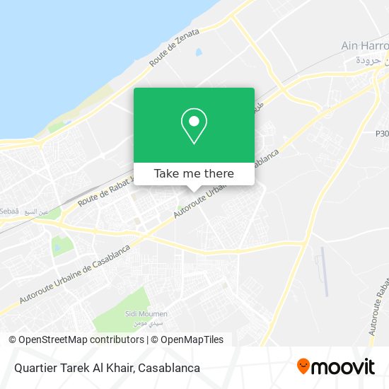 Quartier Tarek Al Khair map
