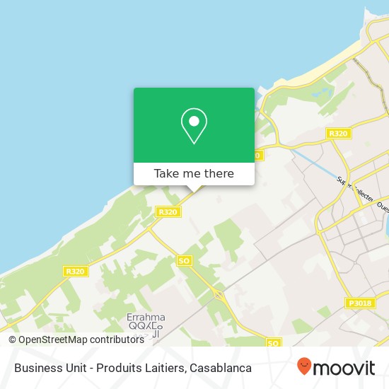 Business Unit - Produits Laitiers map