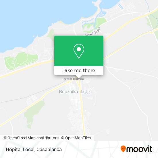 Hopital Local map