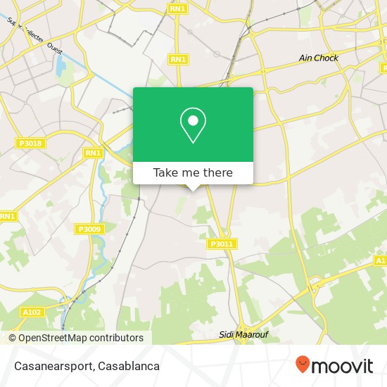 Casanearsport map