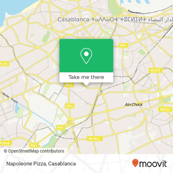 Napoleone Pizza map