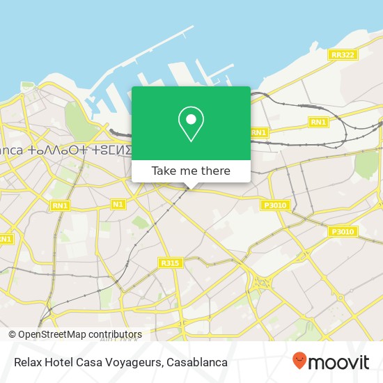 Relax Hotel Casa Voyageurs map