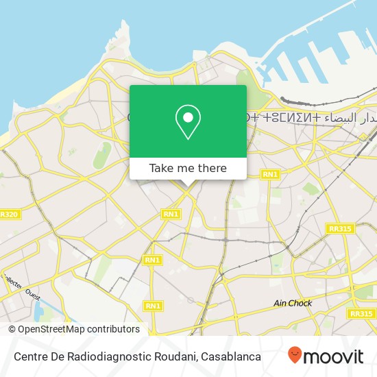 Centre De Radiodiagnostic Roudani map