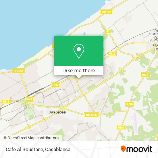 Café Al Boustane plan