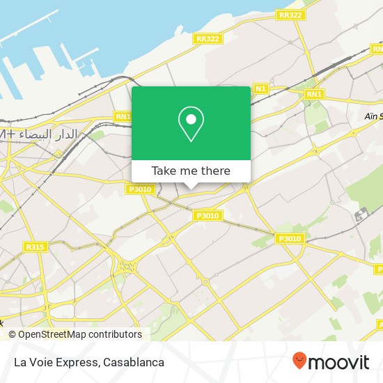 La Voie Express map
