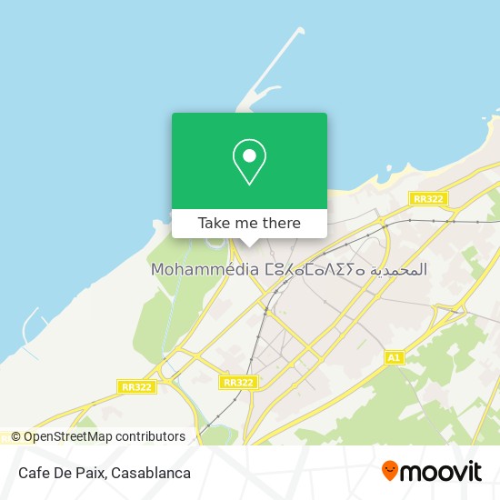 Cafe De Paix map