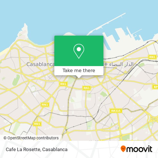 Cafe La Rosette map