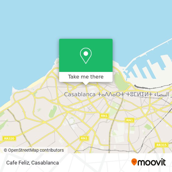 Cafe Feliz map