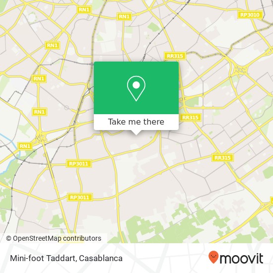 Mini-foot Taddart map