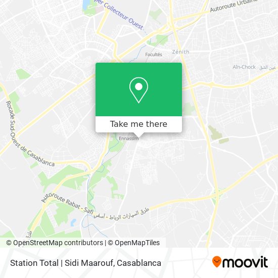 Station Total | Sidi Maarouf map