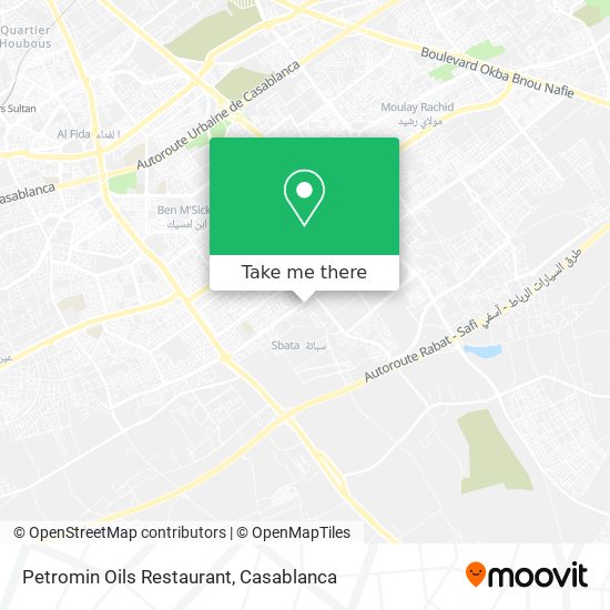 Petromin Oils Restaurant map