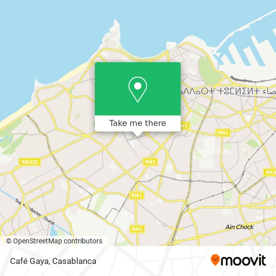 Café Gaya map