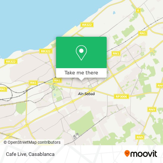 Cafe Live map